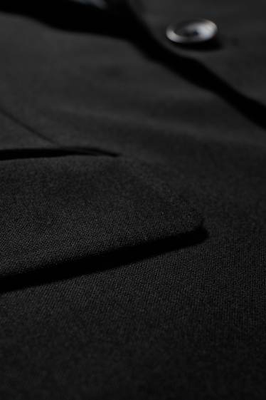 Bărbați - Sacou modular - body fit - stretch - LYCRA® - negru
