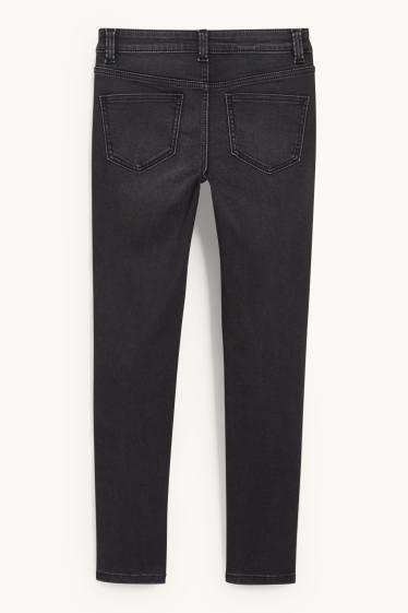 Bambine - Super skinny jeans - jeans grigio scuro