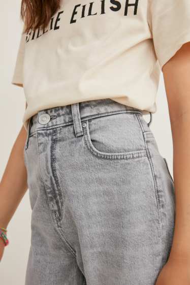 Kinder Mädchen - Relaxed Jeans - helljeansgrau