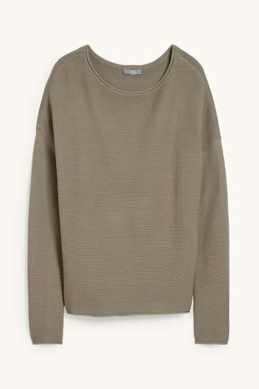 Dámské - Svetr - khaki
