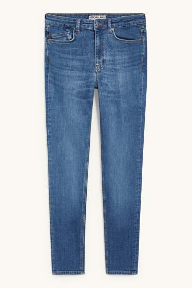 Dámské - Premium Denim by C&A - skinny jeans - high waist - džíny - modré