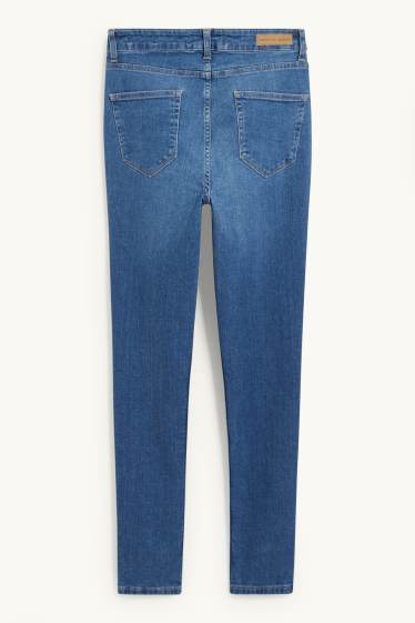 Dámské - Premium Denim by C&A - skinny jeans - high waist - džíny - modré