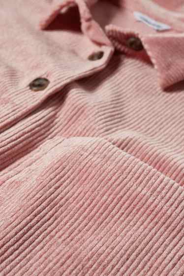 Femmes - CLOCKHOUSE - chemisier en velours - rose
