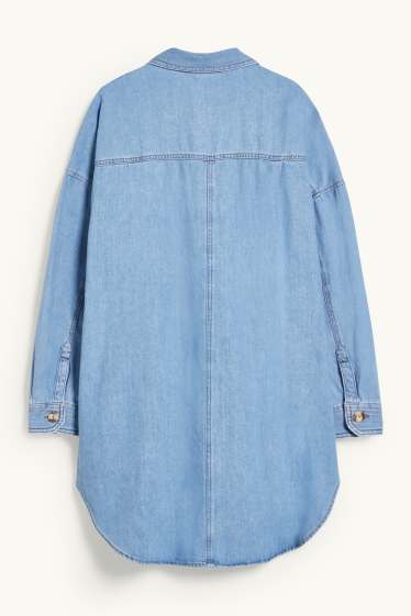 Femei - Bluză din denim - denim-albastru deschis