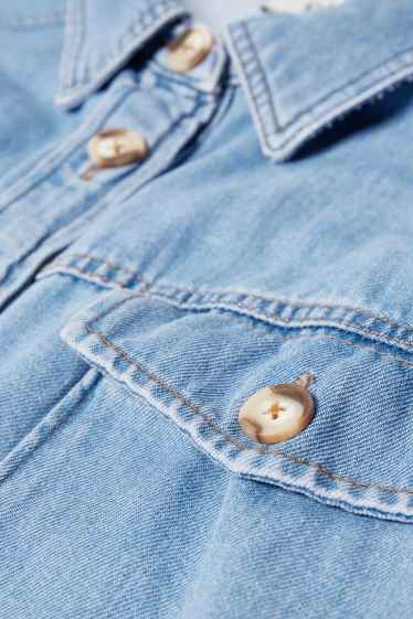 Femei - Bluză din denim - denim-albastru deschis