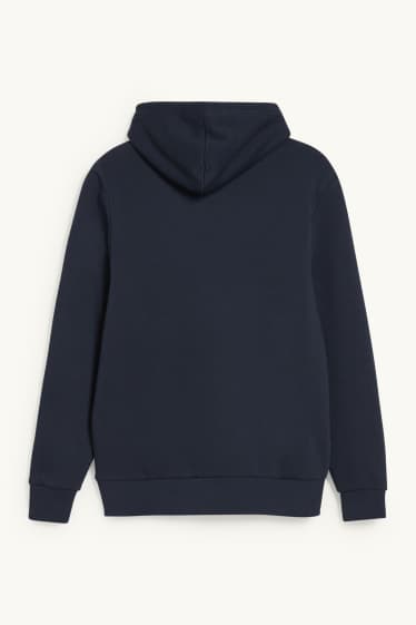 Hommes - Sweat à capuche - bleu foncé