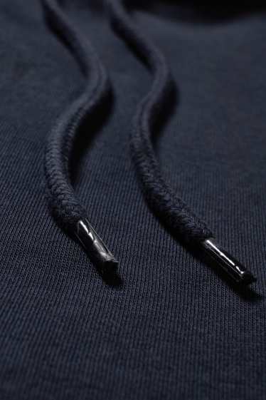 Hommes - Sweat à capuche - bleu foncé