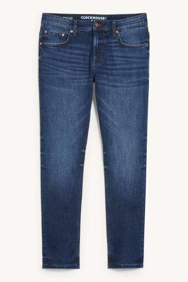 Men - CLOCKHOUSE - slim jeans - LYCRA® - denim-dark blue