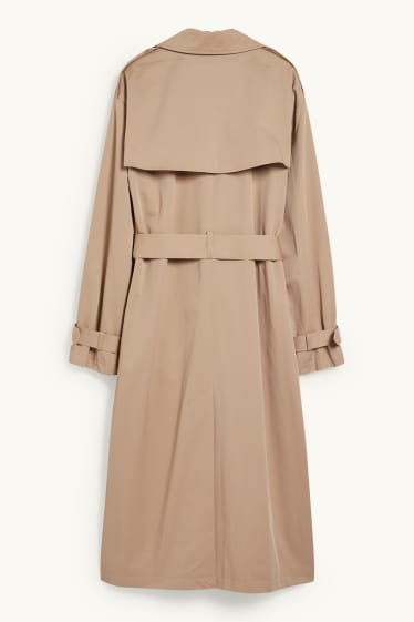 Mujer - Gabardina - topo