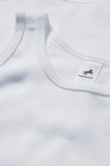 Enfants garçons - Lot de 3 - maillot de corps - blanc