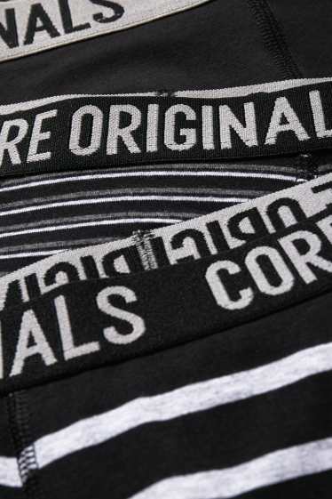 Děti - chlapci - Multipack 3 ks - boxerky - černá