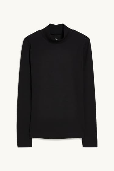 Women - Long sleeve top - black