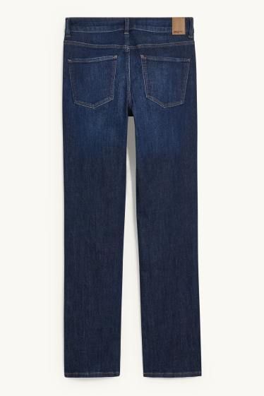 Damen - Straight Jeans - Mid Waist - LYCRA® - dunkeljeansblau