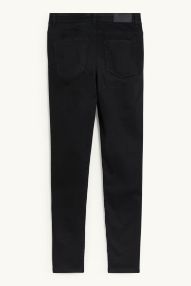 Femei - Skinny jeans - talie medie - jeans modelatori - LYCRA® - negru