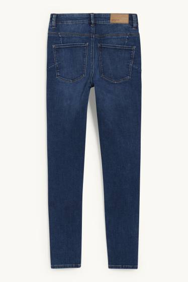 Damen - Skinny Jeans - Mid Waist - Shaping-Jeans - LYCRA® - jeansblau