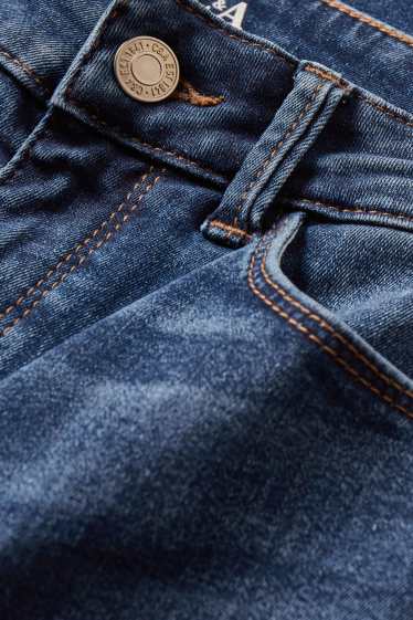 Damen - Skinny Jeans - Mid Waist - Shaping-Jeans - LYCRA® - jeansblau