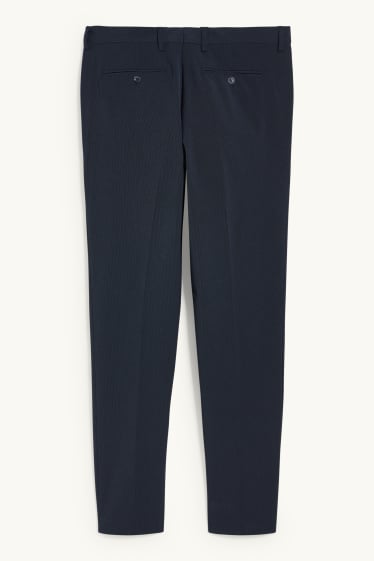 Hommes - Pantalon de costume - slim fit - Flex - LYCRA® - Mix & Match - bleu foncé