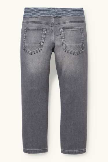 Enfants garçons - Jean coupe droite - jog denim - LYCRA® - jean gris clair
