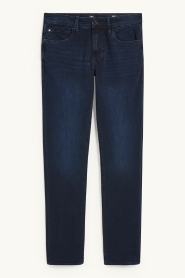 Pánské - Slim jeans - Flex - LYCRA® - džíny - tmavomodré