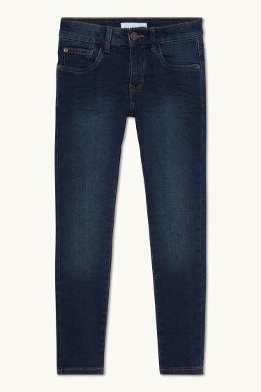 Enfants garçons - Skinny jean - jean bleu foncé