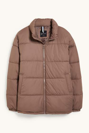 Men - Quilted jacket - Coffee