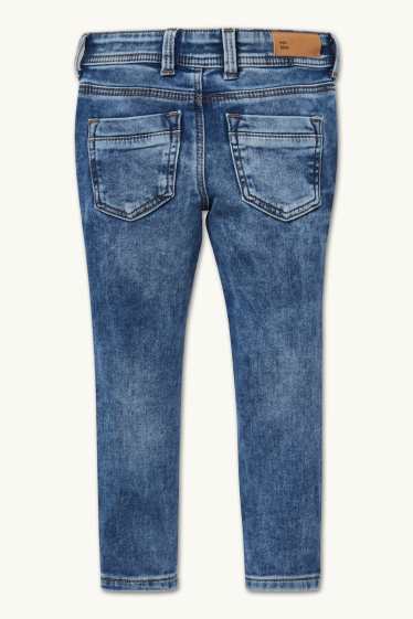 Kinderen: jongens - Super skinny jeans - jog denim - jeansblauw