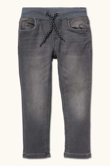 Kinder Jungen - Straight Jeans - Jog Denim - jeansgrau
