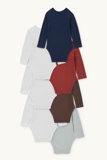 Baby Boys - Multipack of 7 - baby bodysuit - white