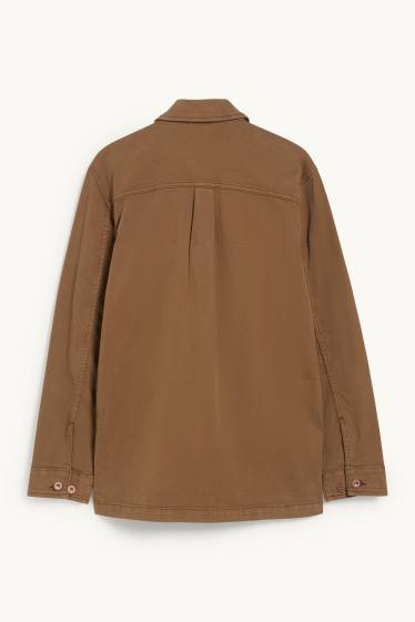 Hommes - Veste-chemise - LYCRA® - kaki