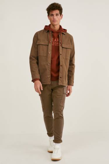 Hommes - Veste-chemise - LYCRA® - kaki