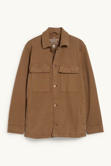 Hommes - Veste-chemise - LYCRA® - kaki
