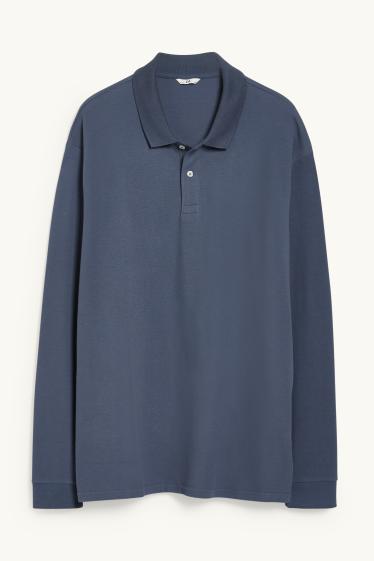 Heren - Poloshirt - donkerblauw