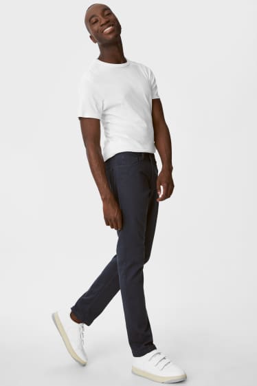 Men - Trousers - slim fit - dark gray