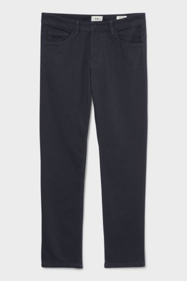 Men - Trousers - slim fit - dark gray