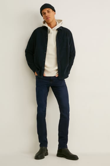 Pánské - Slim jeans - Flex - LYCRA® - džíny - tmavomodré