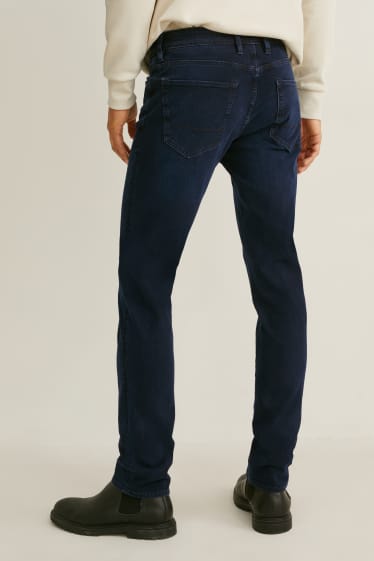 Pánské - Slim jeans - Flex - LYCRA® - džíny - tmavomodré