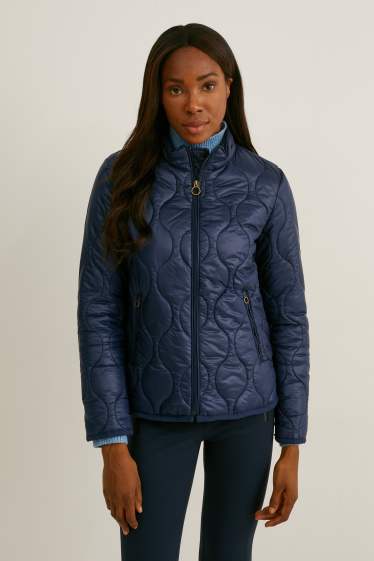 Women - Quilted gilet - dark blue