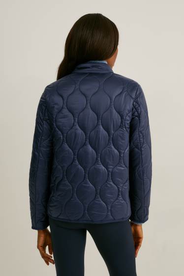 Women - Quilted gilet - dark blue