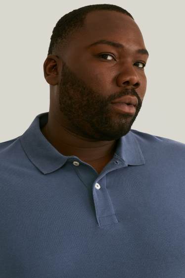 Heren - Poloshirt - donkerblauw