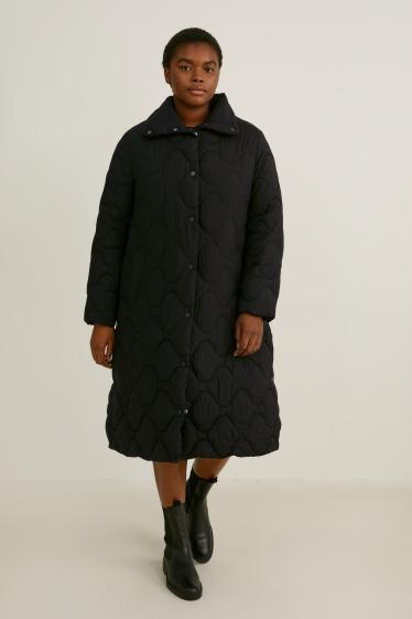 Donna - Cappotto trapuntato - nero