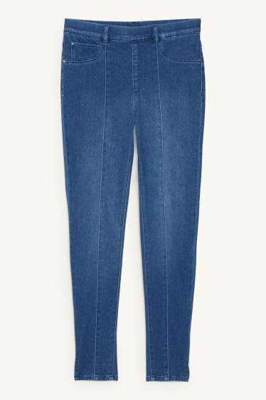 Dames - Jegging jeans - high waist - 4 Way Stretch - jeansblauw