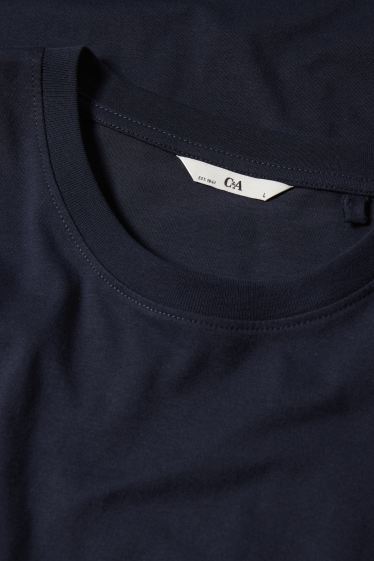 Bărbați - Tricou - regular fit - albastru închis