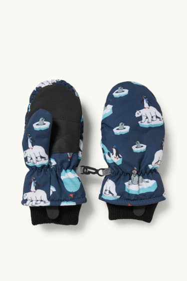 Kinder Jungen - Fäustlinge - dunkelblau