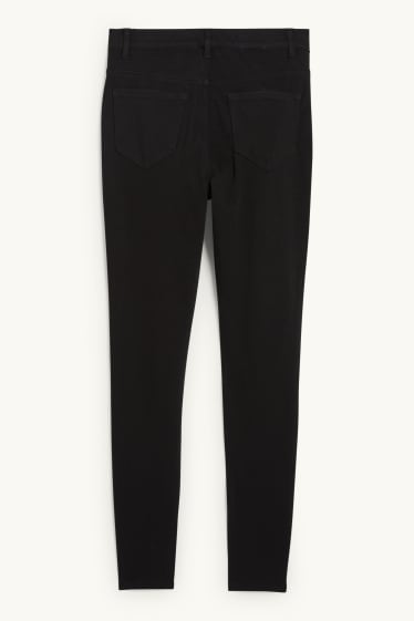 Dames - Broek - high waist - skinny fit - 4 Way Stretch - zwart