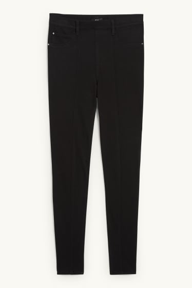 Dames - Broek - high waist - skinny fit - 4 Way Stretch - zwart