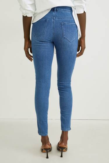 Dames - Jegging jeans - high waist - 4 Way Stretch - jeansblauw
