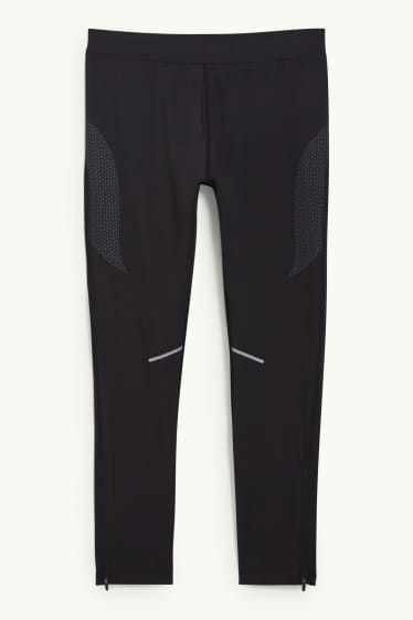 Pánské - Funkční legíny  - černá
