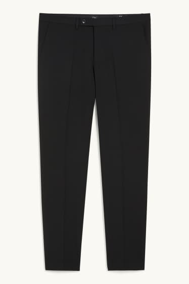 Uomo - Pantaloni coordinabili - slim fit - Flex - LYCRA® - Mix & Match - nero