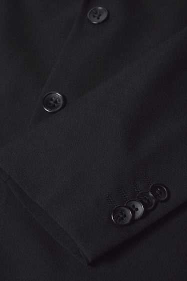 Pánské - Oblekové sako - slim fit - Flex - LYCRA® - Mix & Match - černá