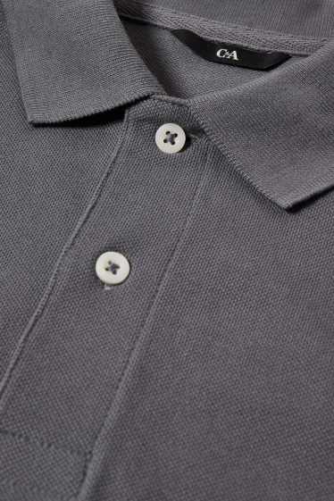 Bărbați - Tricou polo - gri